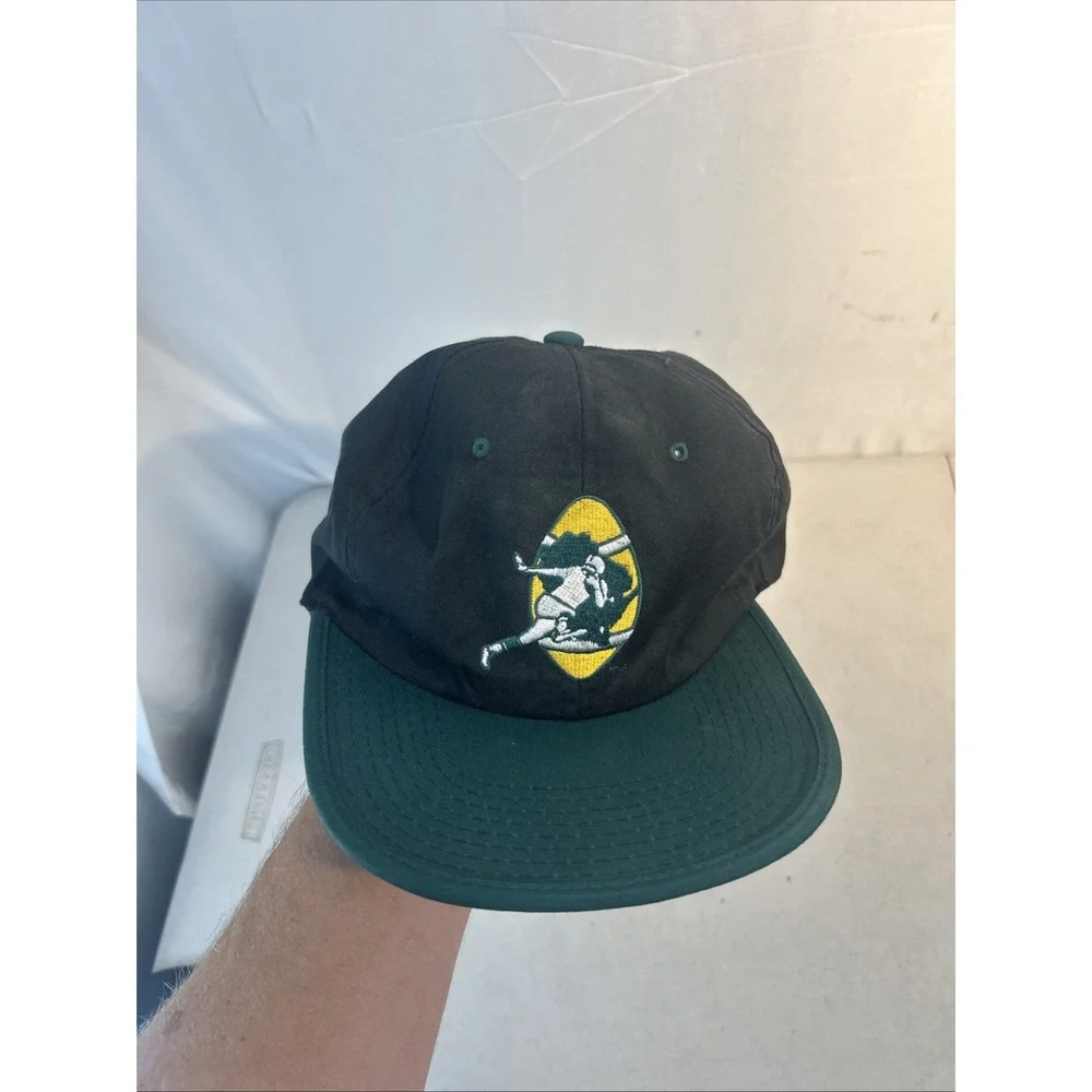 Vintage Rare Reversible Green Bay Packers NFL Hat Double Hatter Number 1 Apparel